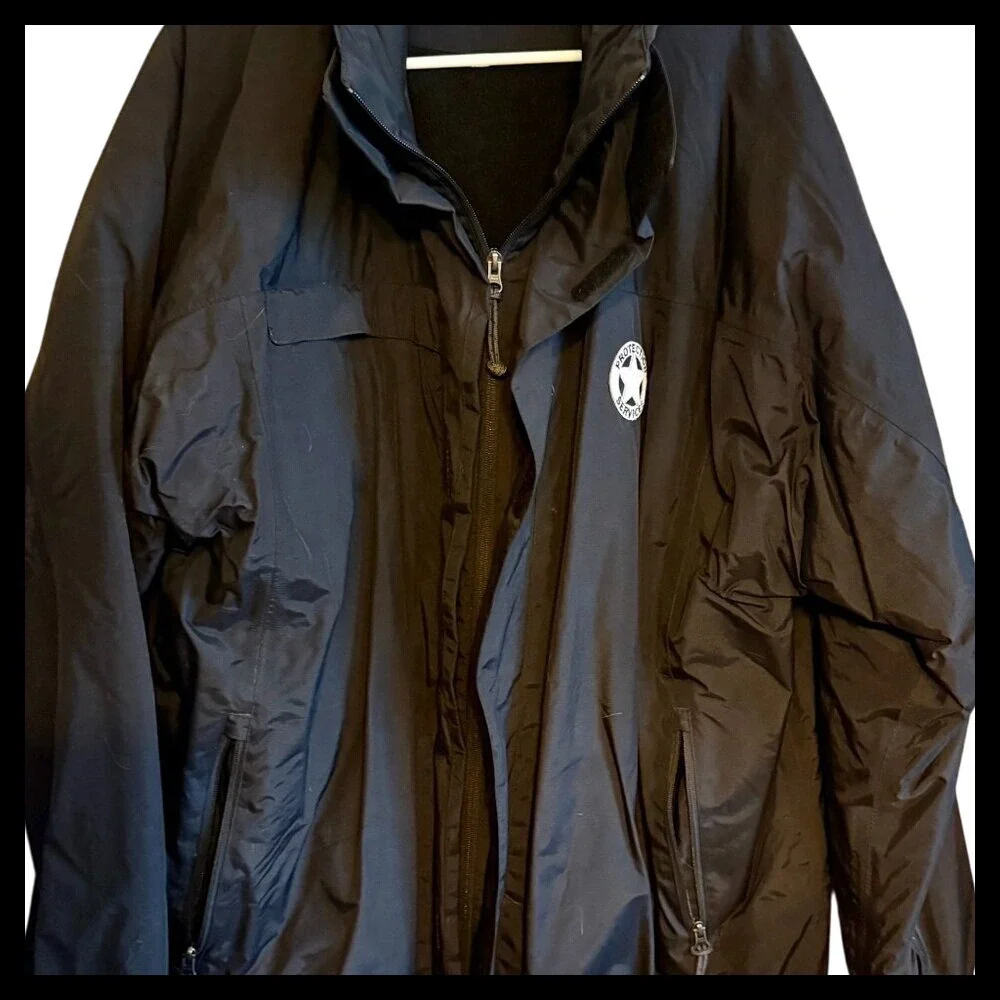 Port Authority All Star Converse Black Full Zip Jacket Coat Outerwear